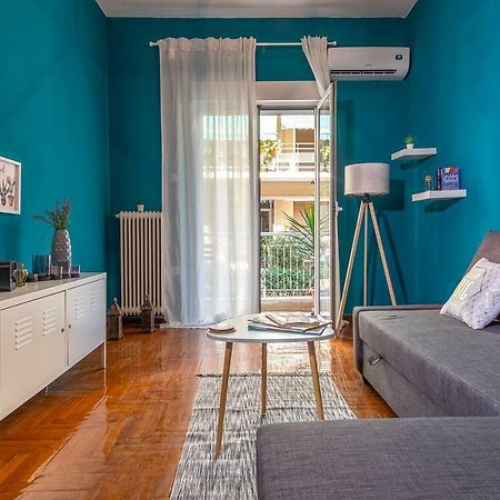 Colourful Apt,Airport Line,6 Min Metro,300 Mbps! Apartment Athens Exterior photo